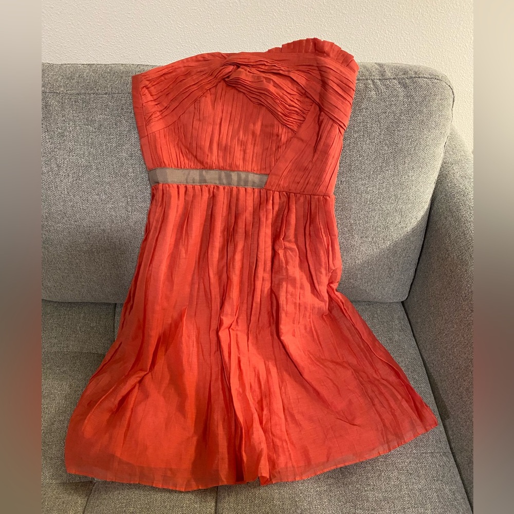 Mango asymmetrical strapless brand new dress(with tag)
